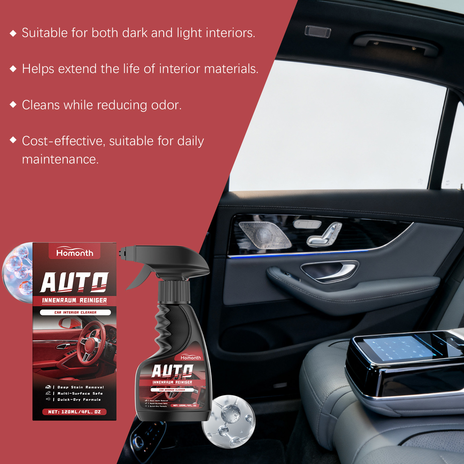 Hot Sale Car Interior Foam Cle - đánh giá và giá Rubber Cleaner Foam