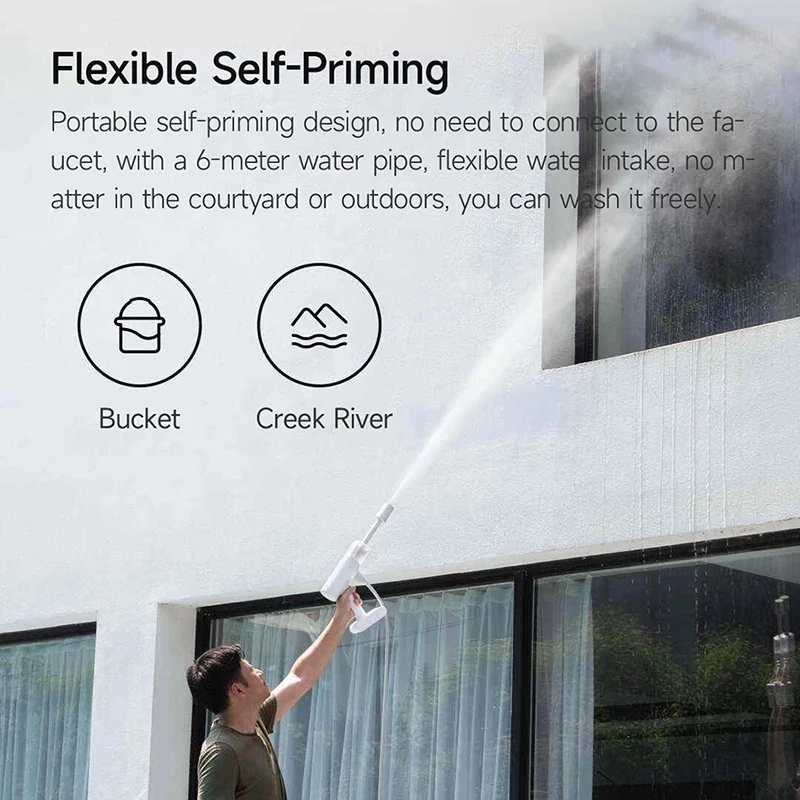 Mijia Electric Car Washer 2.4M - đánh giá và giá Rubber Cleaner Foam
