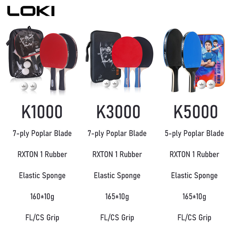 LOKI K1000 K3000 K5000 Table T - đánh giá và giá Table Tennis Touch