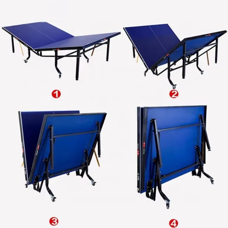 25mm Standard indoor Movble in - đánh giá và giá Table Tennis Folding Table