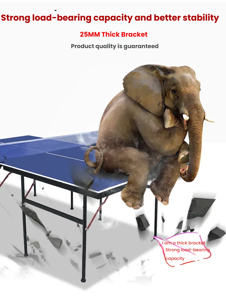 Manufacturer Supply Portable S - đánh giá và giá Table Tennis Folding Table